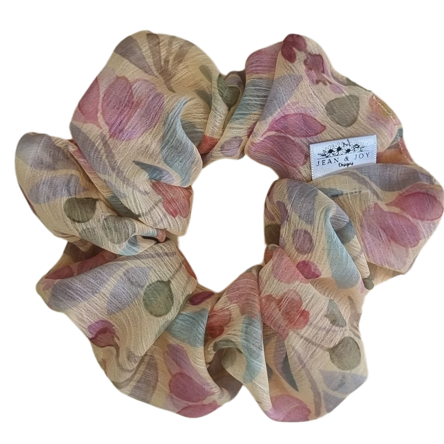 Delicate Sheer Bloom chiffon scrunchie ππ