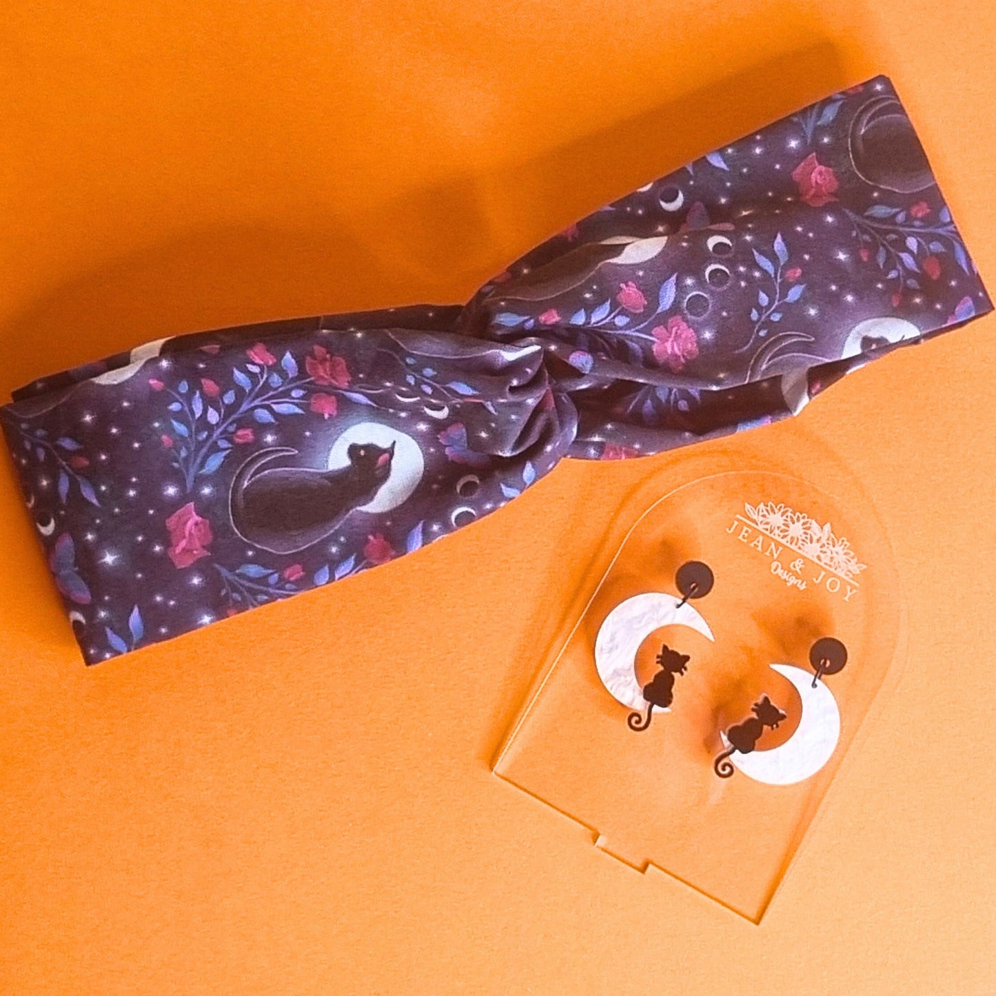 ๐โโฌBlack Cat Lunar Love & Luna Cat Crescent Moon Halloween Gift Pack ๐