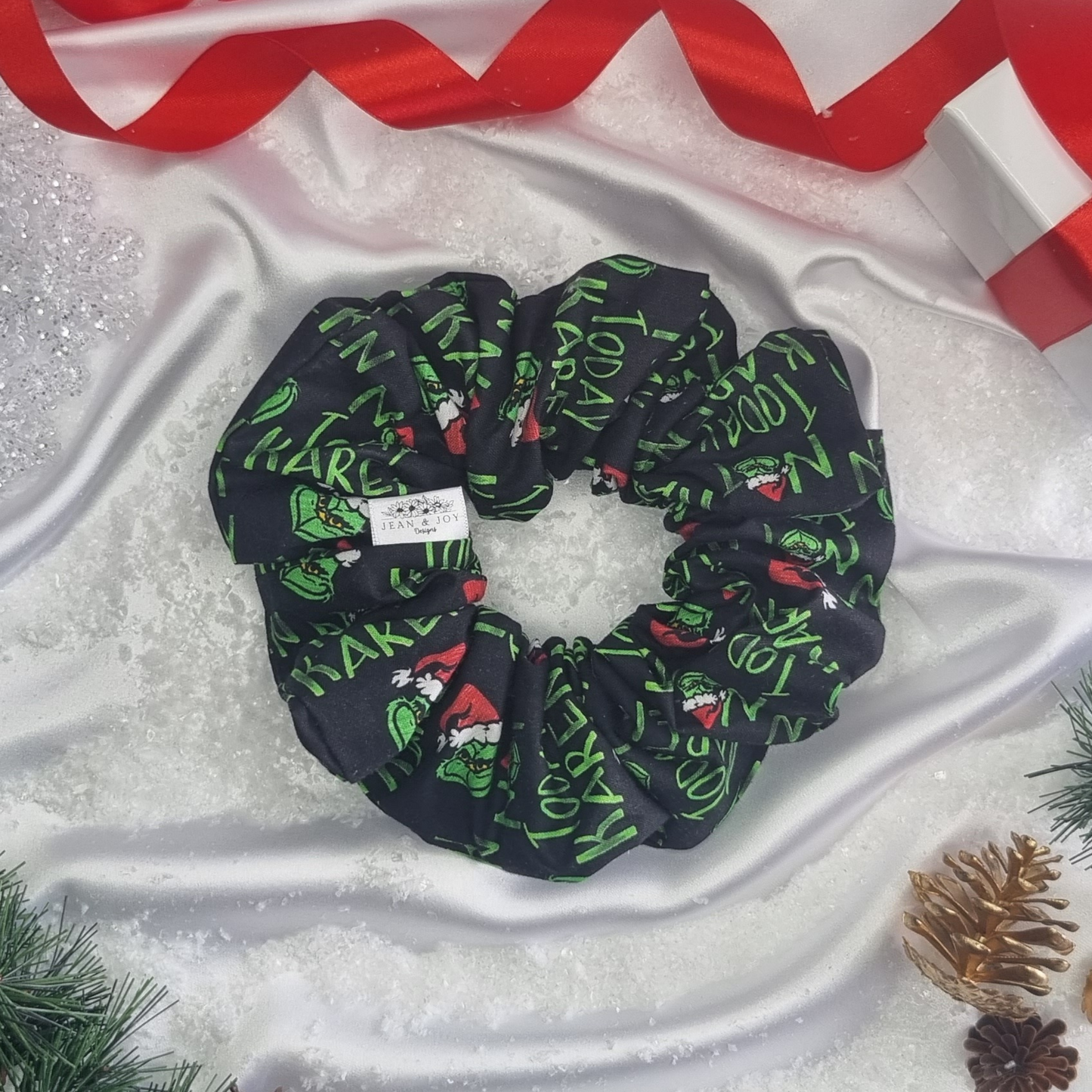 Not Today Karen Grinchmas Scrunchie πβοΈ