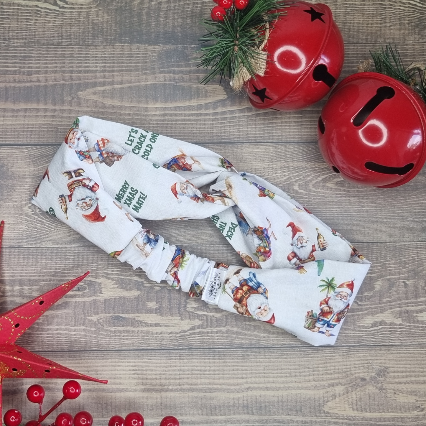 Australian Santa "Merry Christmas Mate" Headband