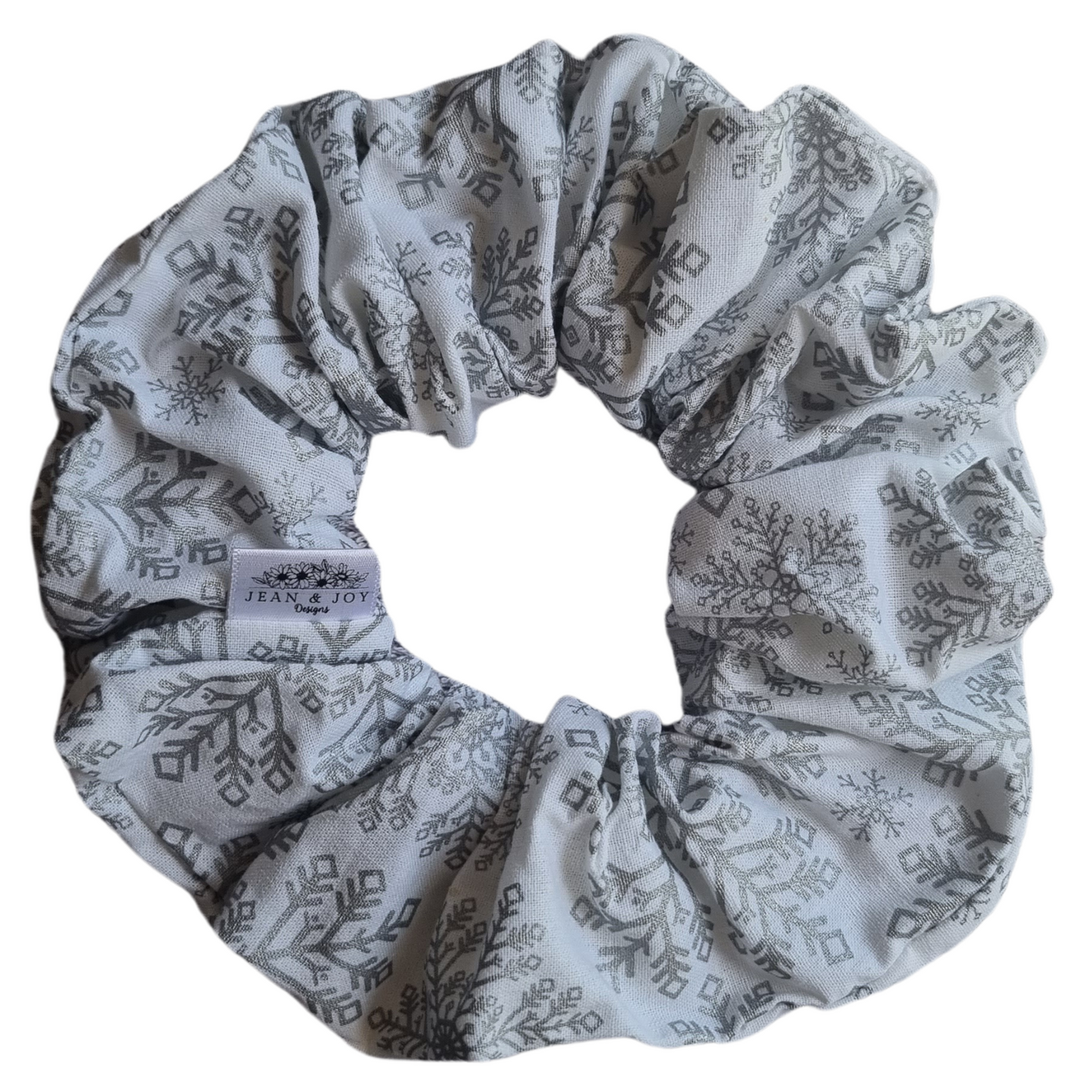 Winter Wonderland Christmas Snowflake Scrunchie βοΈβ¨