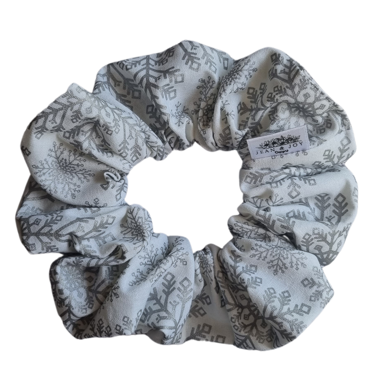 Winter Wonderland Christmas Snowflake Scrunchie βοΈβ¨
