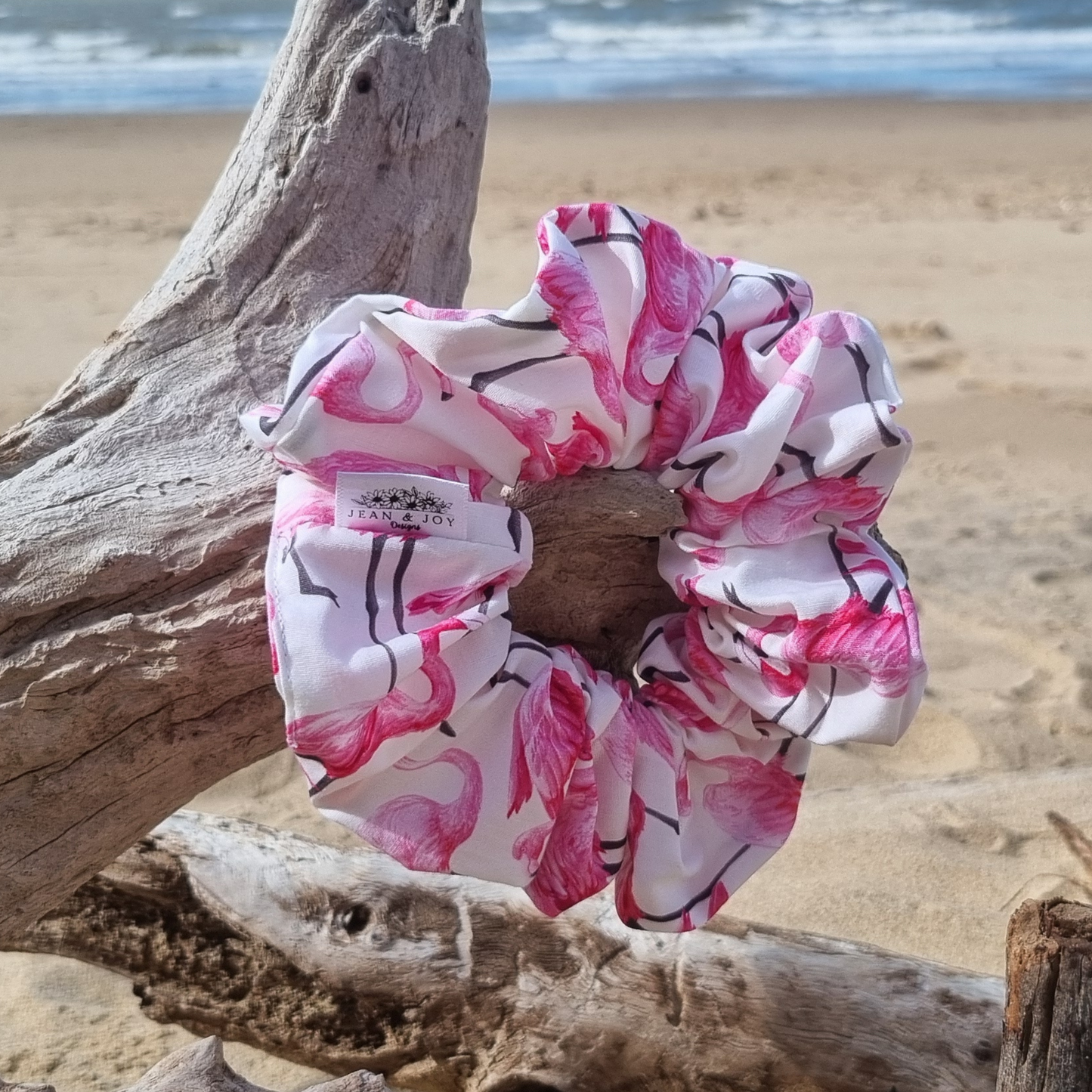 Flamingo Fiesta Scrunchie