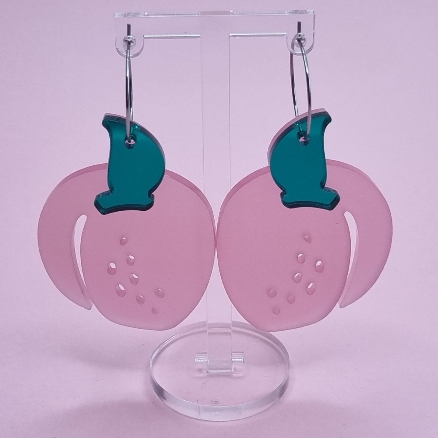 π Peachy Keen Stacker Style Dangle Earrings