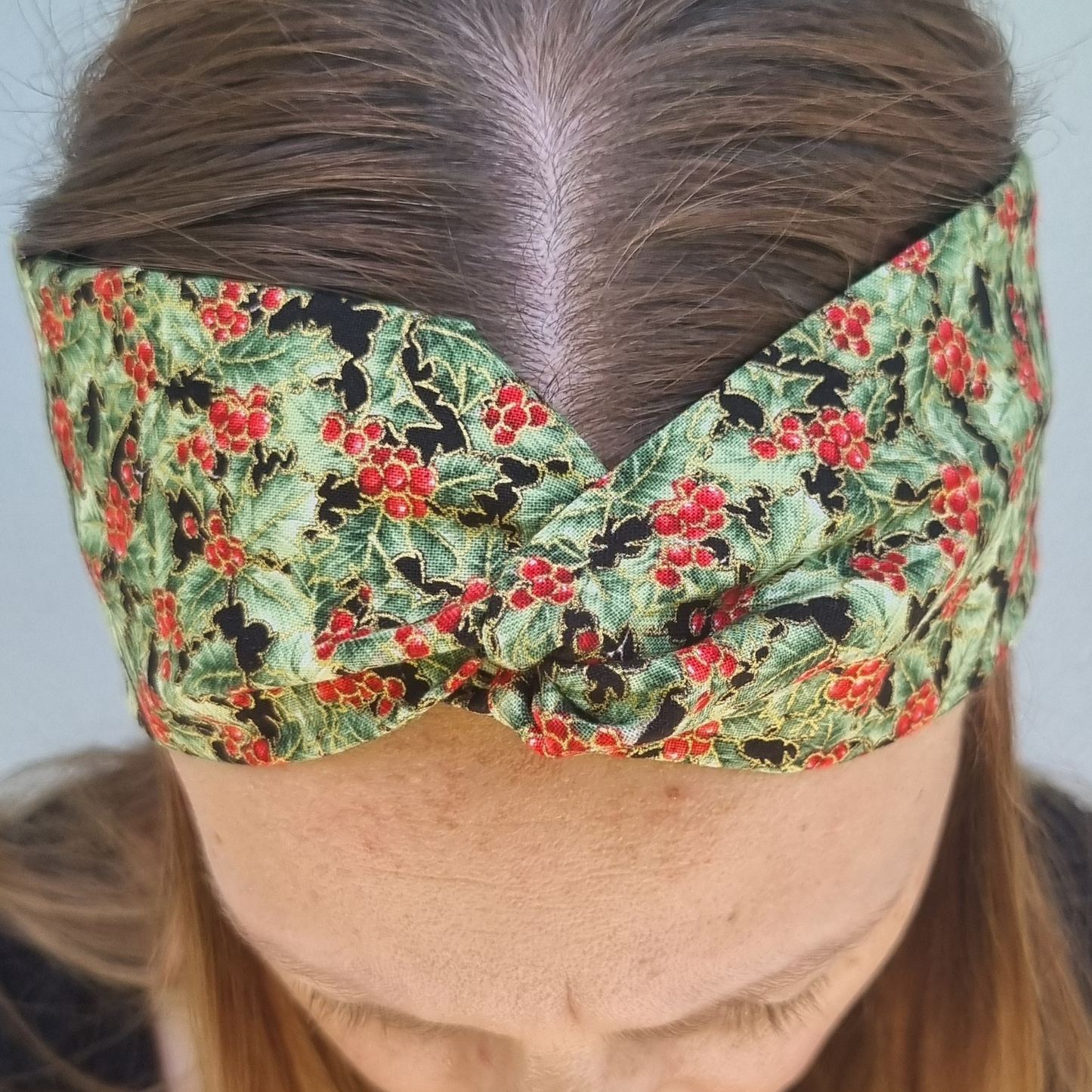 Golden Mistletoe Headband