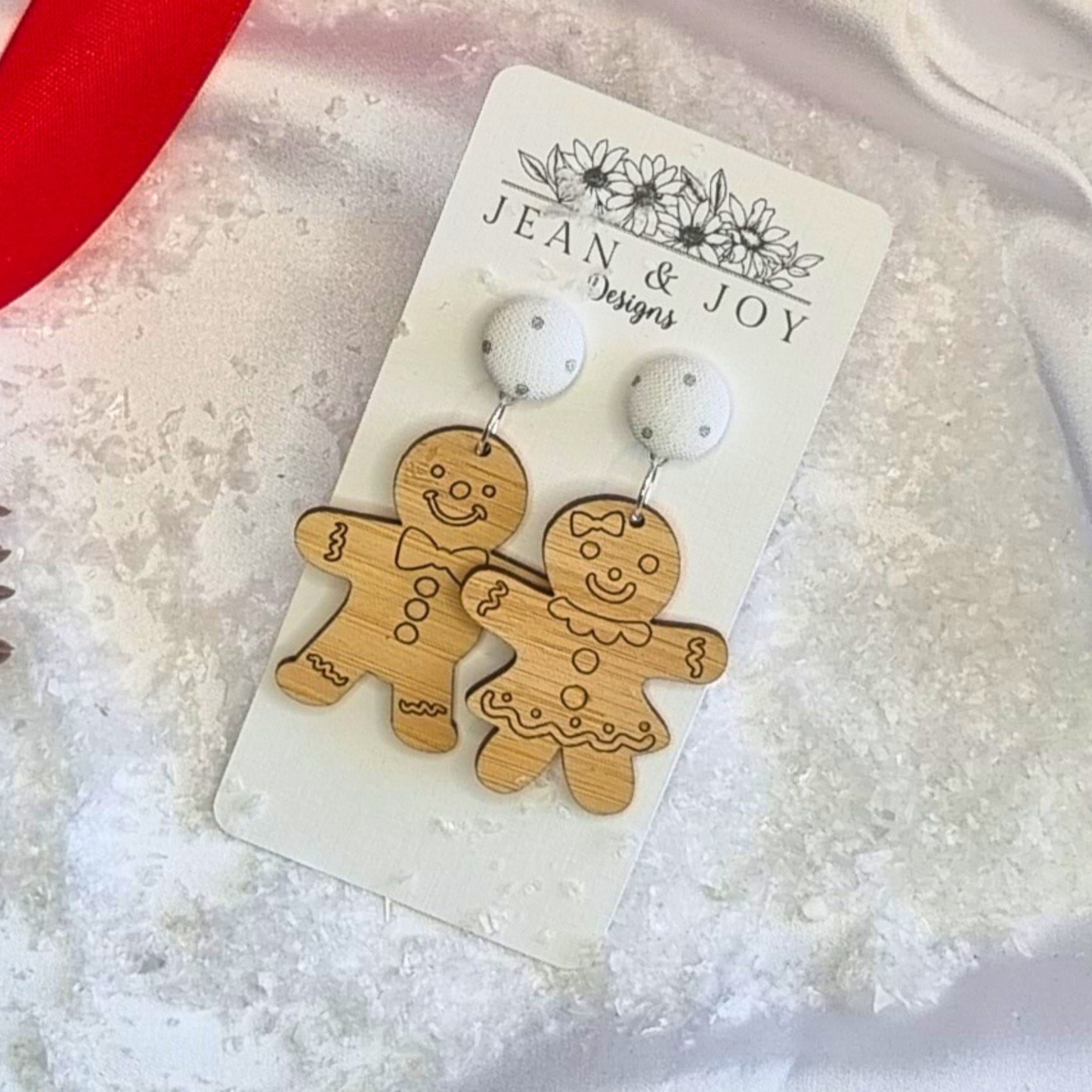 Frosty Dots Gingerbread Charm Dangles π
π