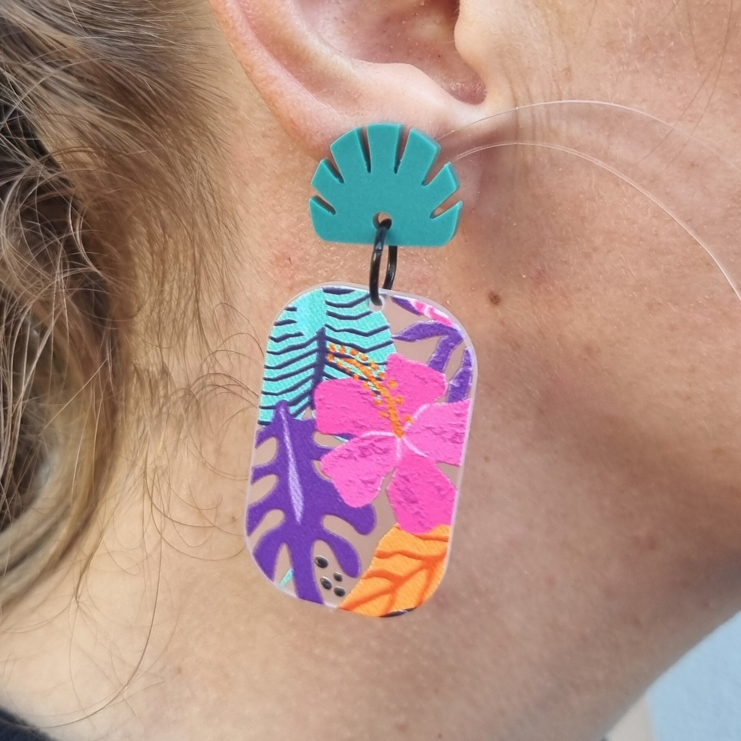 Tropical Blossom Earrings