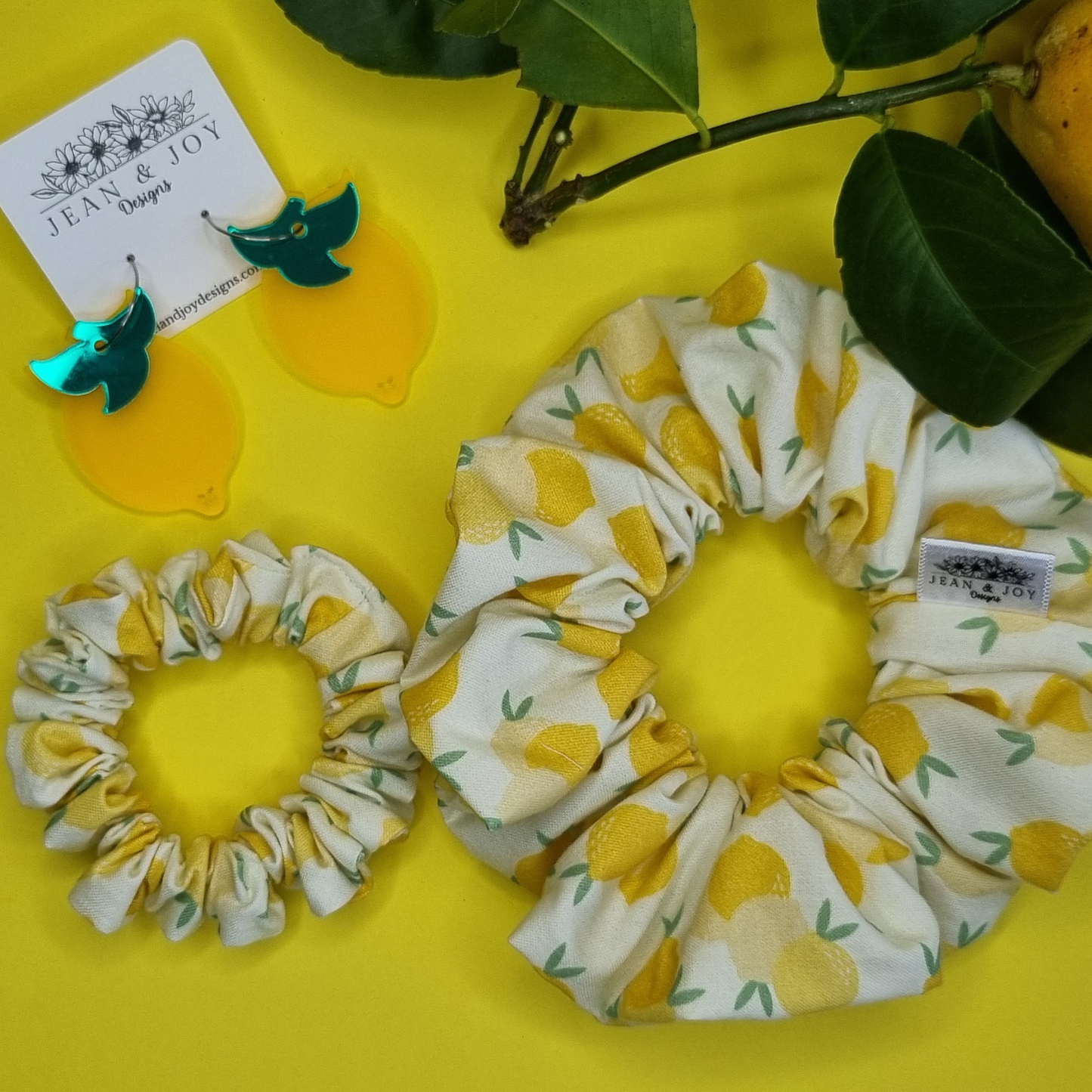 π Lemon Drop Stacker Style Dangle Earrings