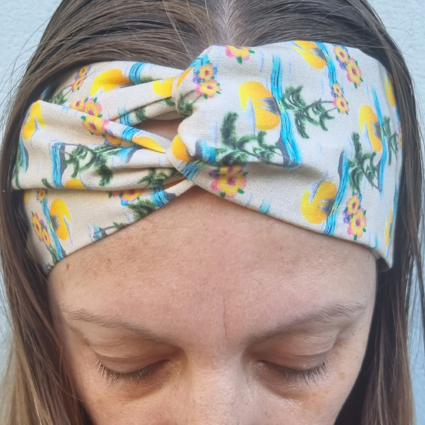 Vintage Palm Paradise Headband