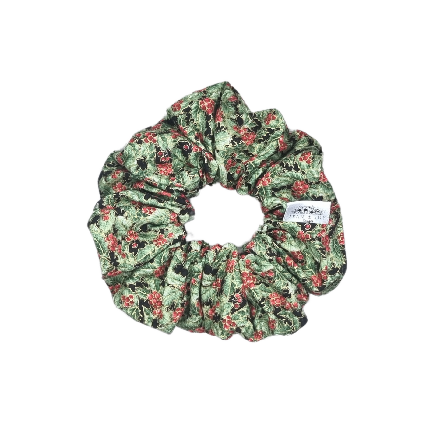 Golden Mistletoe Scrunchie Collection
