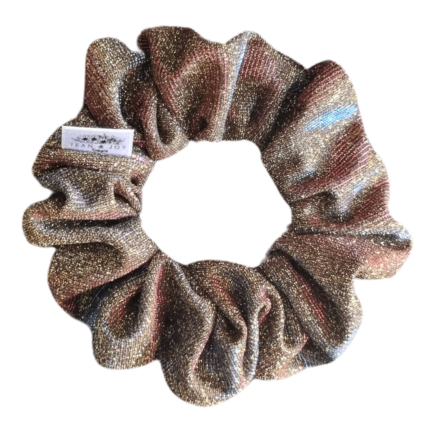 Oilslick electric glitter Scrunchie πβ¨