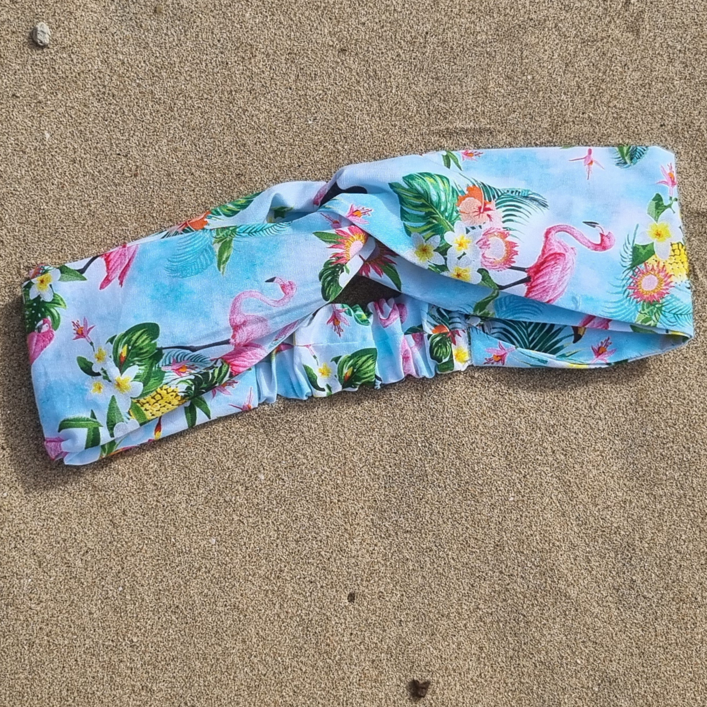 Frangipani Flamingo Headband
