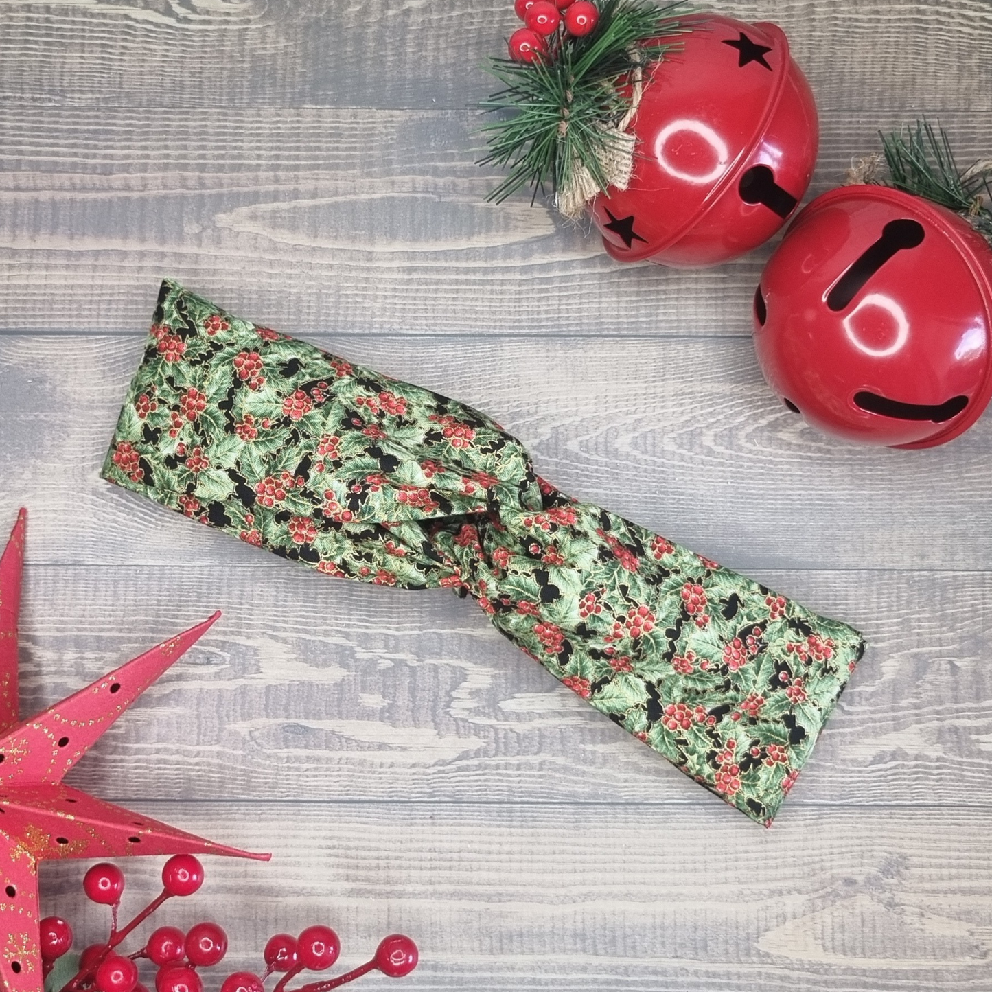 Golden Mistletoe Headband