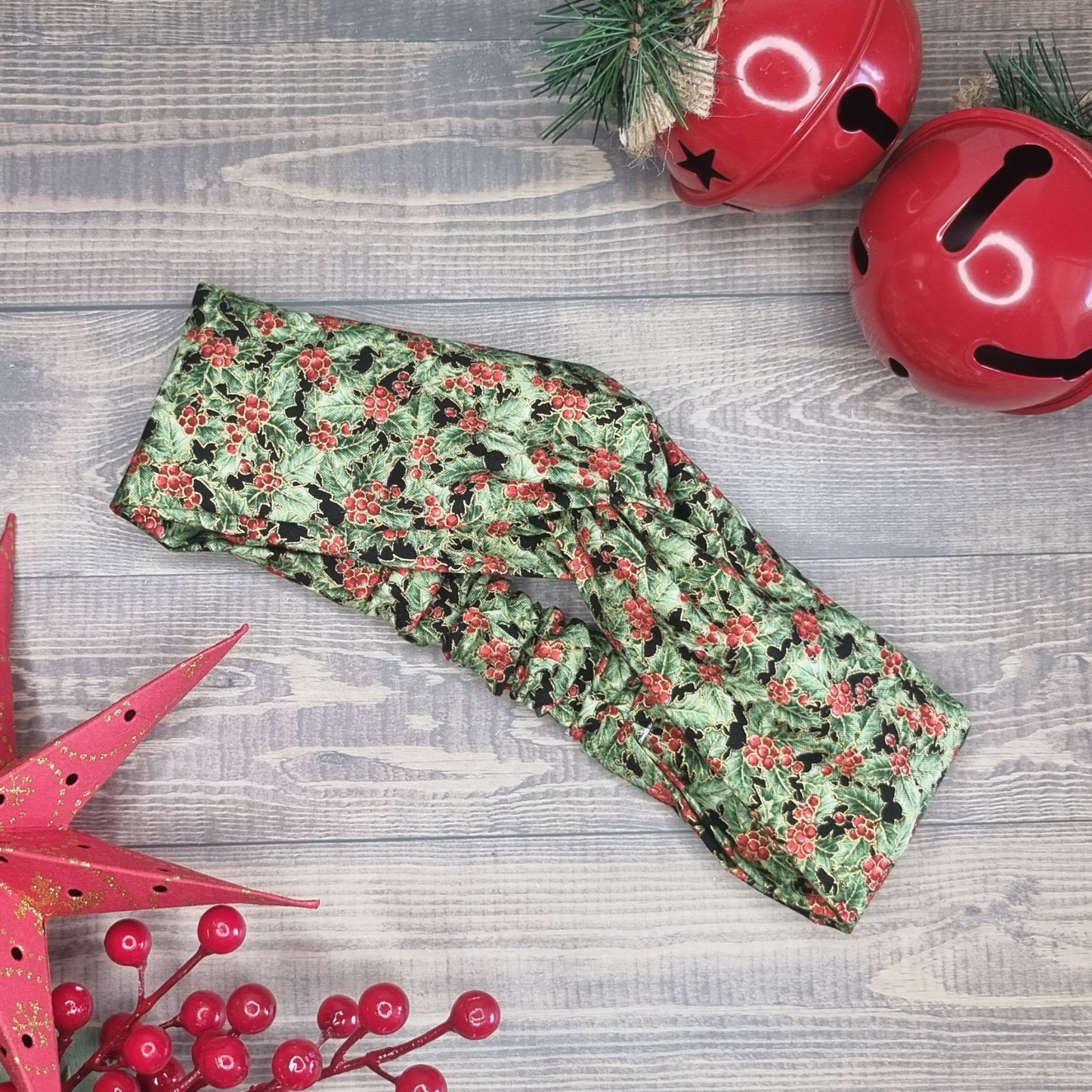 Golden Mistletoe Headband