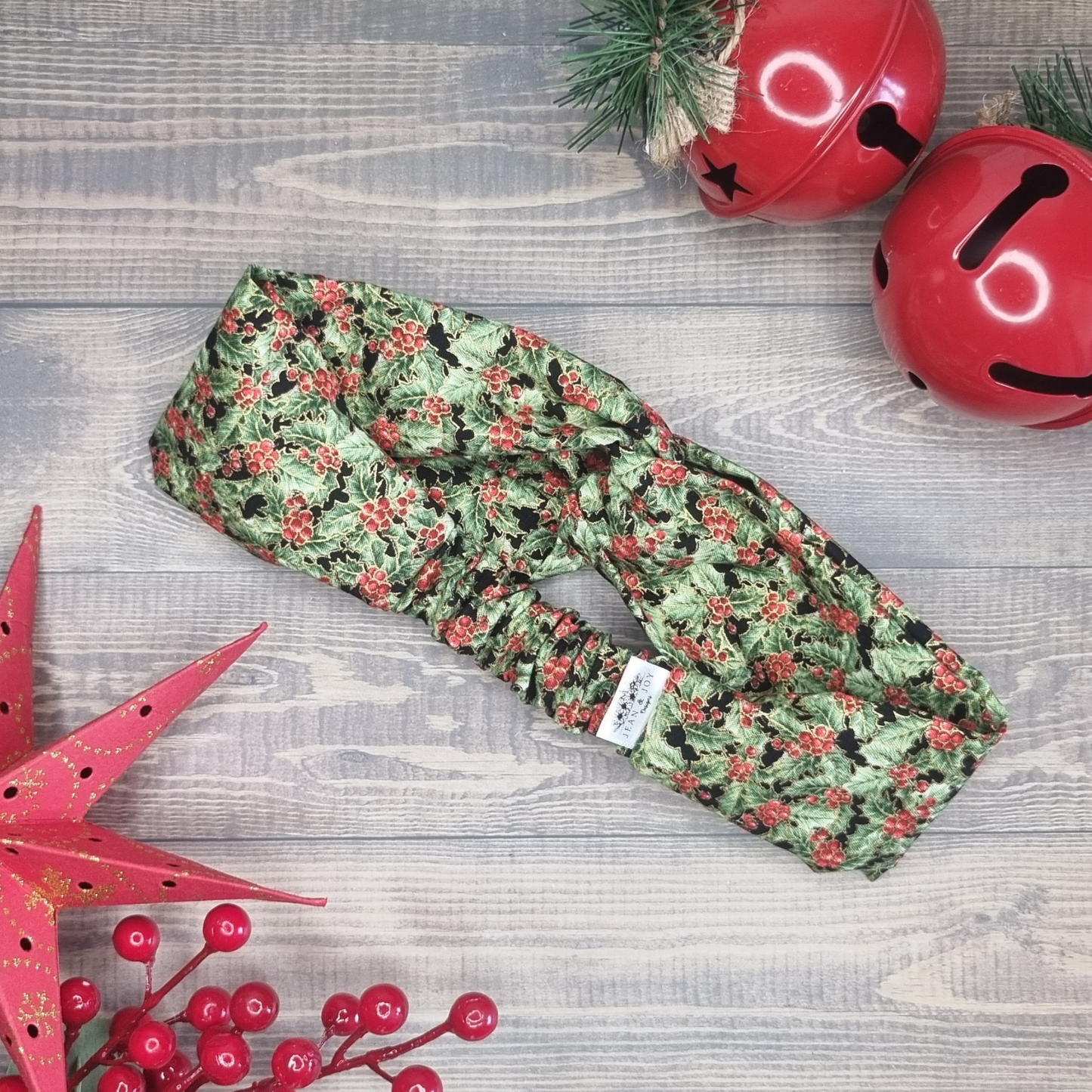 Golden Mistletoe Headband