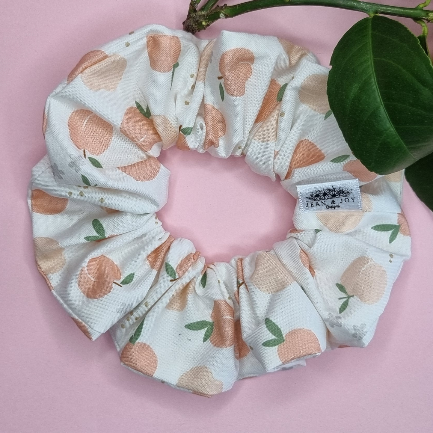 Peach Blossom Scrunchie  🍑