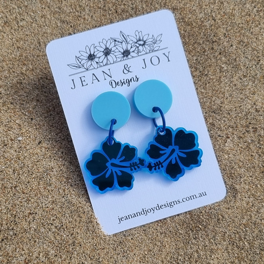 Hibiscus Bloom Earrings