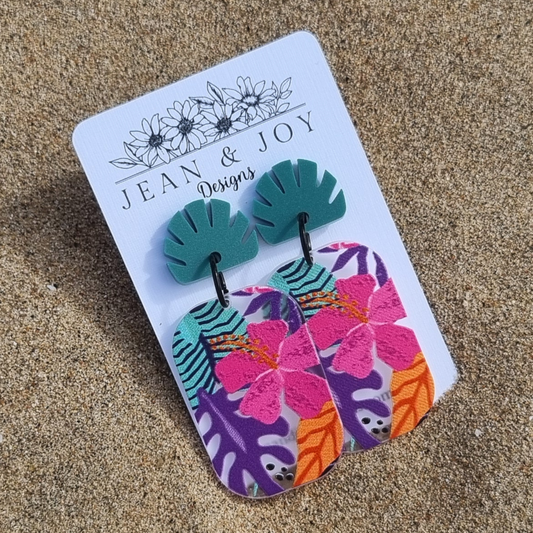 Tropical Blossom Earrings