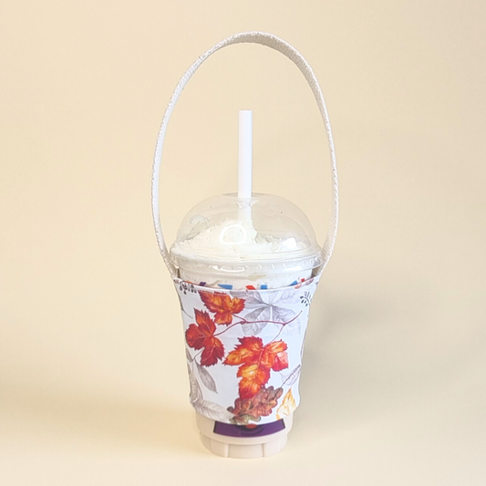 Autumn Leaves Beverage Carrier 🍁🤎