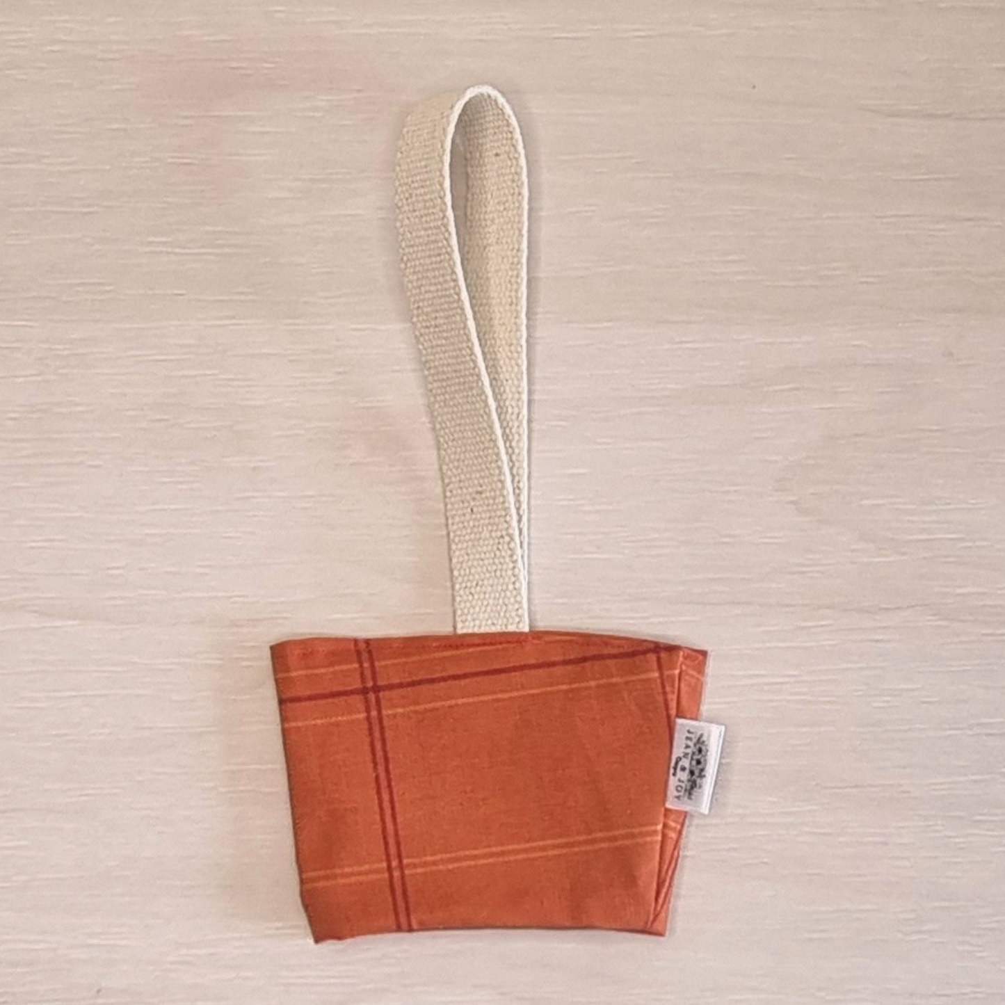 Pumpkin Plaid Beverage Carrier 🧡🍂