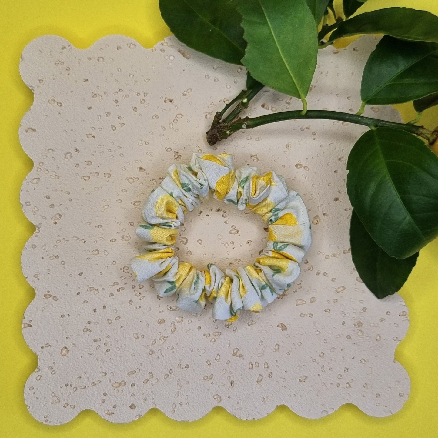 Lemon Zest Scrunchie 🍋