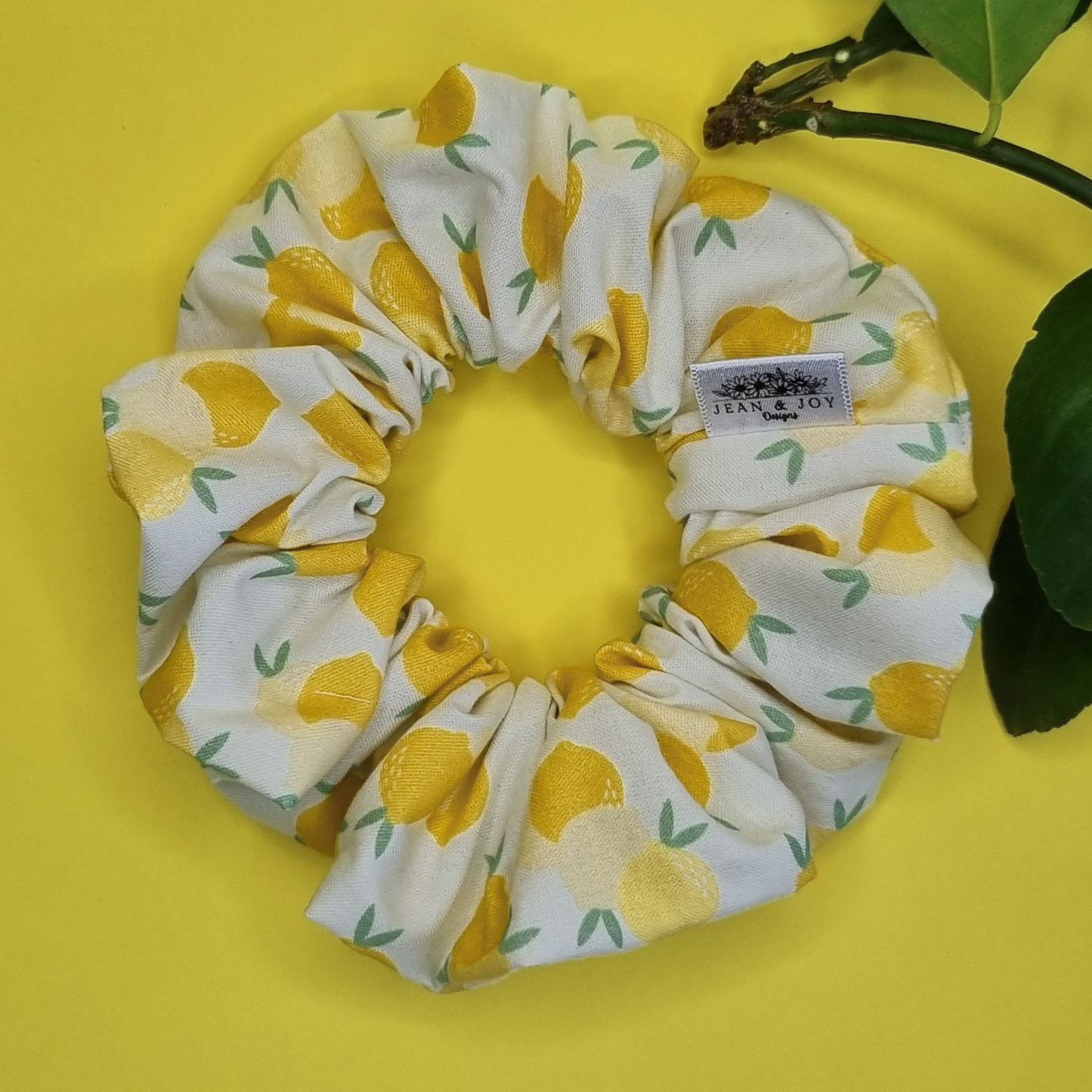 Lemon Zest Scrunchie 🍋