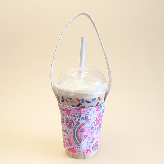 Pop Art Sweet Treats Beverage Carrier 🍒🍦