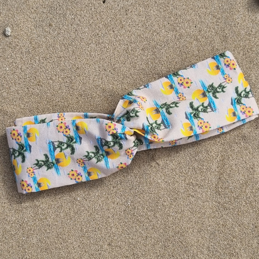 Vintage Palm Paradise Headband